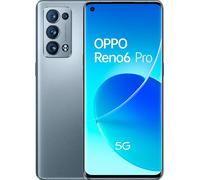 OPPO Reno 6 Pro 5G - Teléfono Móvil libre, 12GB+256GB, Cámara 50+16+13+2 MP, Smartphone Android, Batería 4500mAh, Carga Rápida 65W, Dual SIM - Plata