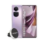 OPPO Reno10 Pro Smartphone 5G, AI Triple Cámara 50 + 32 + 8MP, Selfie 32MP, Pantalla 6.7" 120Hz AMOLED, 4600mAh, RAM 12GB (ESP 24 GB) ROM256GB Soporte para Coche, versión Italiana, Color