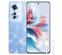 OPPO Reno11 F 5G - Smartphone Libre, 8GB+256GB, Pantalla FHD+ AMOLED 6.7", Cámara 64+8+32 MP, Android, Vídeo 4K, Batería 5000mAh, Carga Rápida 67W - Blue Ocean