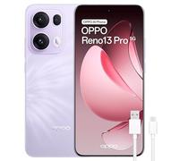 OPPO Reno13 Pro 5G - Smartphone Libre con IA, 12GB RAM + 512, Pantalla AMOLED 6.83" 120Hz, Cámara 50MP + Teleobjetivo 3.5x, IP69, Batería 5.800, Carga Rápida 80W, Versión Española - Morado