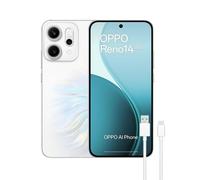 Oppo Reno14 12GB 256GB 6.59" AMOLED 5G Dual SIM Batería 6000mAh Carga 80W IP68 ColorOS Blanco