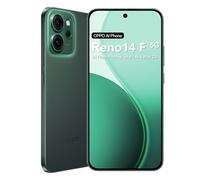 OPPO Reno14 F 5G Smartphone Android IA, 8+256GB Teléfono Movil, 120Hz Pantalla AMOLED 6,57", Snapdragon 6 Gen 1, Cámara AI 50MP, Batería 6000mAh, SUPERVOOC 45W, Resistencia IP69, NFC, Dual SIM, Verde