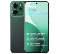 OPPO Reno14 FS 5G 12+512GB Teléfono Movil, IA Smartphone Android, Pantalla AMOLED 120Hz de 6,57", Cámara AI 50+8+2MP, Batería 6000mAh, SUPERVOOC 45W, Snapdragon 6 Gen 1, IP69, Dual SIM, NFC, Verde