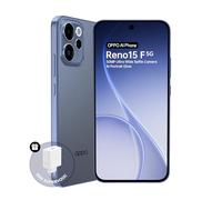 OPPO Reno15 F Smartphone, 8GB 256GB, Batería de 6500mAh, 80W SUPERVOOC, Pantalla AMOLED de 120Hz, Cámara Frontal Ultra Gran Angular de 50MP y Cámara AI, Snapdragon 6 Gen 1, IP69, Azul Crepúsculo