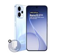 OPPO Reno15 F Smartphone, 8GB 256GB, Batería de 6500mAh, 80W SUPERVOOC, Pantalla AMOLED de 120Hz, Cámara Frontal Ultra Gran Angular de 50MP y Cámara AI, Snapdragon 6 Gen 1, IP69, Azul Aurora