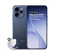 OPPO Reno15 F Smartphone, 8GB 512GB, Batería de 6500mAh, 80W SUPERVOOC, Pantalla AMOLED de 120Hz, Cámara Frontal Ultra Gran Angular de 50MP y Cámara AI, Snapdragon 6 Gen 1, IP69, Azul Crepúsculo