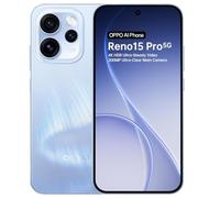 OPPO Reno15 Pro 5G CPH2813 512GB de almacenamiento, 12 GB de RAM, Android 16, teléfono inteligente desbloqueado de fábrica (azul aurora)
