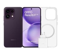 OPPO Reno16 F 5G 8GB 256GB 6,57" Púrpura Negro Incluye Funda y Cargador 45W