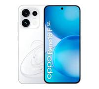 OPPO Reno16 F 5G Smartphone Libre, 8GB RAM + 256GB, Pantalla AMOLED 6,57” 120Hz HDR10+, Cámara 50MP con Teleobjetivo, Selfie 50MP, Batería 6500mAh, Carga 45W, IP69K, NFC, Dual SIM, Pop White