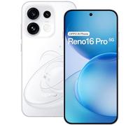 OPPO Reno16 Pro 5G, Cámara 200MP, 6,32" 144Hz, 6000mAh, 12+512GB, Pop White