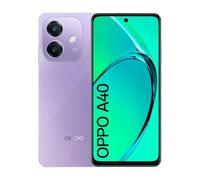 OPPO Smartphone A40 4G 4GB+128GB, Snapdragon 6s Gen 1, Pantalla 6,67" HD+ 90Hz, Cámara 50MP, Batería 5100 mAh, SUPERVOOC 45W