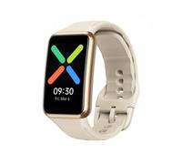 OPPO Watch Free - Reloj inteligente, Pantalla Curva AMOLED, 32g, Bluetooth 5.0, Resistencia 5ATM, Batería 230 mAh, Carga Rápida - Vainilla