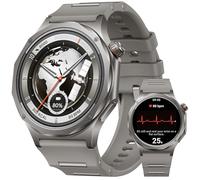 OPPO Watch X3 Smartwatch, Batería 16 Días, Control Salud, Misty Titanium | 1,5" LTPO AMOLED Aleación Titanio Ultra-Ligera Pantalla 3000 Nits, Wear OS, ECG, GPS, Sistema Doble Chip, 100+ Modos Deporte