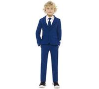 OppoSuits Men Suit Juego de Pantalones de Traje de Negocios, Navy Royale, 8 para Niños