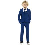 OppoSuits Niños Men Suit Juego de Pantalones de Traje de Negocios, Navy Royale, 16
