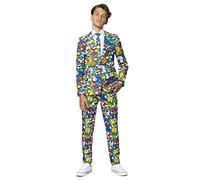 OppoSuits Traje Mr. Super Mario Adolescente 16-18 años(170-176cm)