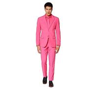 OppoSuits Trajes de Fiesta de Color sólido, Trajes Coloridos para Bailes, Bodas, Despedidas de Soltero, Viene con Chaqueta, Pantalones y Corbata