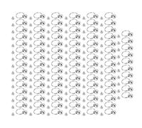 OPPWONG 100 Juegos de Remaches de Cabeza Redonda, Tachuelas de Cobre con Anillos de Tracción para Ropa, Equipaje, Zapatos, Bricolaje, Acabado Brillante sin Rebabas (yo como) (yo como)