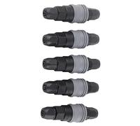 OPPWONG Accesorios de Conexión Rápida de Compresor de Aire Accesorios de Manguera de Agua Rápida Manguera de Aire Connectación C Tipo Autoinforme 5 Establecimiento de Conector Rápido de la del