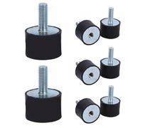 OPPWONG Amortiguador de Soportes de Goma de 8 Piezas, Bloque Silencioso Antivibración M8, Soportes Aisladores de Goma con Pernos para Automóvil y Barco, Protección contra Vibraciones y Reducción de