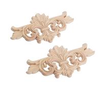 OPPWONG Apliques de Madera, Decoración Victoriana Muebles Vintage con un Material de Madera de Estilo Moderno para la Decoración del Hogar (16 * 7.5cm)