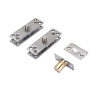 OPPWONG Bisagra de Puerta Oculta Bisagra de Puerta Oculta de Acero Inoxidable Hardware de Pivote Rotación de 360 grados para Puertas de Madera