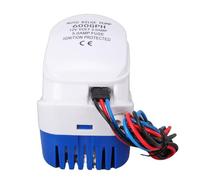 OPPWONG Bomba de Agua de Sentina Sumergible Automática de 600 GPH, Bomba de Agua de Salida de 3/4 Pulgadas con Interruptor de Flotador, Ideal para Gestión de de Sentina de Embarcaciones Pequeñas