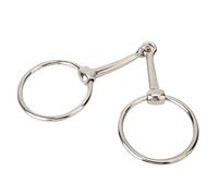 OPPWONG Broca de Filete, Junta Tórica de Hierro Broca de Filete Boca Articulada Hueca Broca de Caballo Brocas de Filete para Caballos Broca de Filete para Equitación Media para