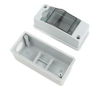 OPPWONG Caja de Protección de Distribución Electrónica IP65, Caja de Conexiones con Cubierta Transparente, de Material de PC ABS para Equipos Industriales de Comunicaciones Eléctricas en Interiores