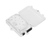 OPPWONG Caja de Terminal de Red óptica, 4 Núcleo de Fibra de Pared IP65 Fibra de Pared Caja de Distribución de División de Cable Coaxial Caja de Red con Accesorios de Instalación para