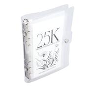OPPWONG Carpeta de Presupuesto Impermeable con Libro de Desafío de Ahorro para Niños, Organizador de Dinero Portátil de PVC (2.5k)
