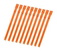 OPPWONG Collar de Cabra de PU de 100 Piezas, Collar de Ganado Ajustable de 23,2 Pulgadas para Caballo de Oveja Vaca, con Identificación de Color, Ideal para Monitoreo de la Salud de los Animales de
