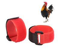 OPPWONG Collar de Gallo para Detener el Canto, Paquete de 2, Cinturón para el Cuello sin Ruido de Cuervo, Collar de Gallo Anticuervo, Collar de Cuervo, Cinturón para el Cuello de Pollo