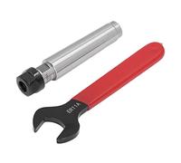 OPPWONG Collet Chuck Supporter, CNC Freshing Tool Tool Barbon Steel Collet High Carbon Steel CNC Freshing Parts 2 PCS/Set Taper Chuck Suppilón con Llave