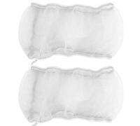 OPPWONG Cubierta de Jaula de Pájaros, 2 Piezas de Banda Elástica Ajustable de Poliéster Cubierta de Jaula de Malla para la Jaula de Pájaro Receptor de Semillas de (11.