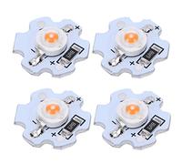 OPPWONG Cuentas DE Lámpara LED, Mini LUZ LED Chip 200lm 1W CHIPS DE LUZ DE ALTA ENCENDIDA 25 PCS 5V para Accesorios DE Iluminación DE Bricolaje (#4)