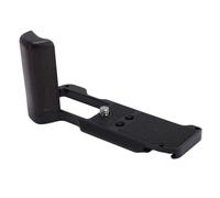 OPPWONG Empuñadura en Forma de L para Cámara para X M5, Placa Ergonómica de Liberación Rápida de Aleación de Aluminio, Soporte en Forma de L con de Madera y Llave de Obturador, para X M5 (Black)