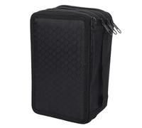 OPPWONG Estuche Oxford Portátil con 72 Ranuras, Estuche Organizativo para Artistas y Estudiantes, Elaborado con Tela Oxford Resistente, 20x13,5 Cm (Black)