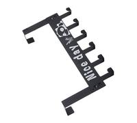 OPPWONG Ganchos Multifuncionales para Colgar sobre la Puerta, Diseño Duradero para Abrigos y Accesorios, Ideal para Uso Doméstico, Hierro, 1 Pieza (BLACK)
