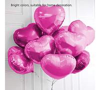 OPPWONG Globos, Decoraciones de Cumpleaños con de Globo con Llamamiento Visual de 10 Piezas para Fiestas, Aniversarios y Más (Rosa roja)