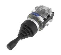 OPPWONG Interruptor de Palanca de Mando, Interruptor Momentáneo 2NO 2 Posiciones, de Retorno Al Centro con Cubierta de Goma, Ideal para Sistemas de Control de Seguridad de Automatización