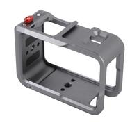 OPPWONG Jaula para Cámara para Action 5 Pro, Marco Protector de Metal |Soporte Magnético, Zapata Fría y Rosca de 1/4, Aluminio Aeroespacial, Plataforma de Vídeo Protectora para Filmación y Vlogging