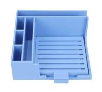 OPPWONG Juego de 5 Plantillas para Notas Adhesivas para Escritura Organizada en el Aula y la Oficina, Elaborado con Material ABS de Primera Calidad (BLUE)