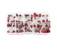 OPPWONG Kit de Condensador, 100pcs 10 Valoros CBB Polypropileno Capacitores de Polipropileno Resistencias Kit de Surtido Capacitor Variable 10NF a 470 NF Capacitores Eléctricos