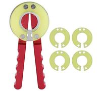 OPPWONG Kit de Herramientas para Quitar el Abridor del Anillo del Bisel del Reloj, Herramienta para Cambiar el Cristal del Reloj, Juego de Reparación de Relojero con 4 Abridores