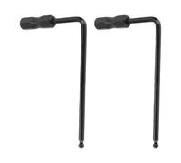 OPPWONG Llave de Alma, Herramienta de Ajuste de Guitarra de Doble Cabeza en Forma de L de 5 Mm con Diseño de Cabeza de Bola Extendida, para Mantenimiento del Cuello de bajo Eléctrico