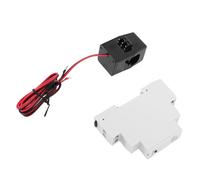 OPPWONG Medidor de Energía Inteligente, Monitor de Energía WiFi Monofásico de Riel DIN, Medidor de Transformador de Corriente de Tipo Abierto con Monitoreo en Tiempo Real de la Aplicación, Ideal