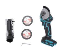 OPPWONG Mini Sierra Circular Inalámbrica con Hojas de Sierra 3 Pulgadas y Cubierta Antipolvo de Corte Eléctrica Alimentada por Batería para Soldadores, Carpinteros Electricistas