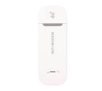 OPPWONG Módem WiFi USB 4G LTE, WiFi Portátil con Conexión Inalámbrica de 150 Mbps Compartida por Diez Usuarios Asia, Sudeste Asiático, África y Medio Oriente (White)