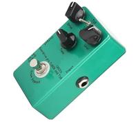 OPPWONG Pedal de Efecto de Guitarra, Pedal Overdrive con Indicador LED y 3 Perillas Ajustables, Pedaleo Overdrive de Carcasa de Metal Verde Tono Clásico para Guitarra Eléctrica (Efecto
